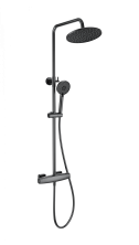 Душевая система с термостатом WONZON & WOGHAND NEO, Темный графит (WW-B3035-A-BGG)