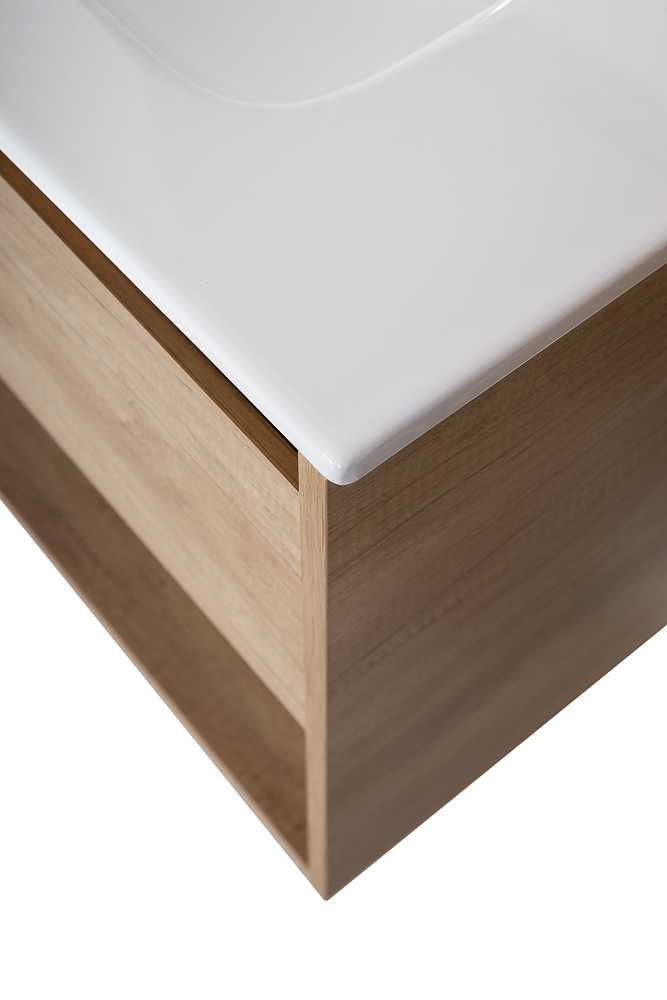 Приобрести belbagno тумба c раковиной kraft 90 см, с одним ящиком и полкой, подвесная rovere nebrasca nature, белая раковина