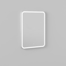 Briz Зеркало ALBI 60х80 см, с подсветкой и подогревом, сенсорное включение , белое, ПДЗ45-60