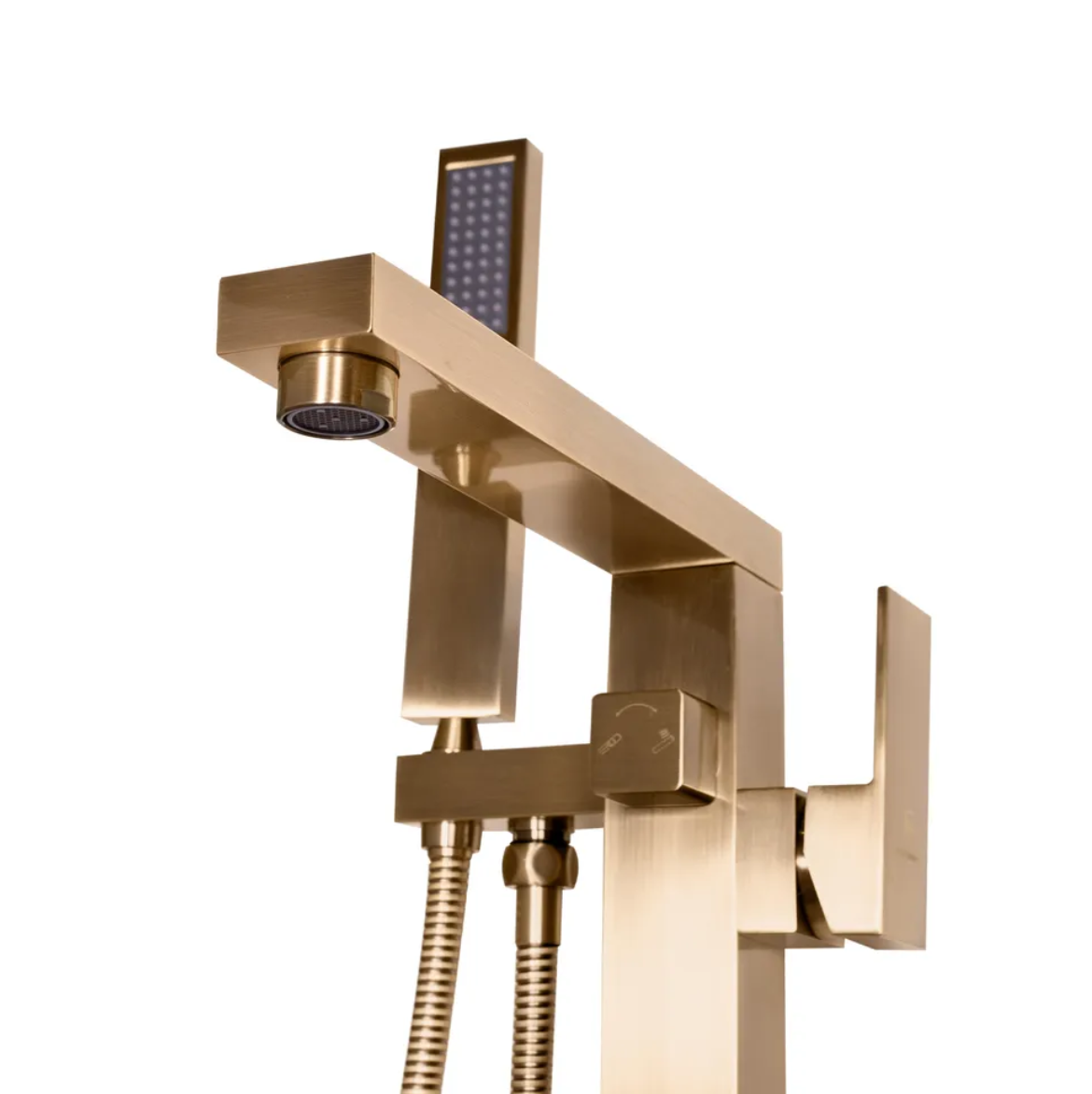 Приобрести grocenberg напольный смеситель для ванны, бронза gb800br