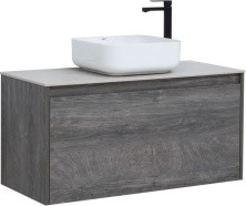 Aquanet Тумба со столешницей Nova Lite 100 см, дуб рошелье (1 ящик)