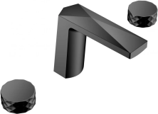 Boheme Смеситель для раковины Venturo, врезной, черный 150-B-DIAMOND