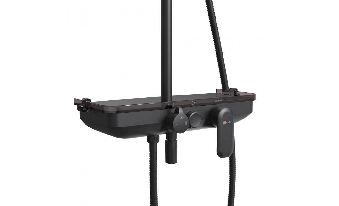 Приобрести lemark душевая система tropic, черный lm7012bl