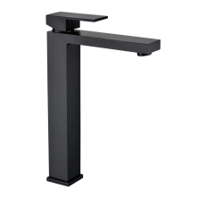 Grocenberg Смеситель для раковины, высокий, черный матовый GB3008BL