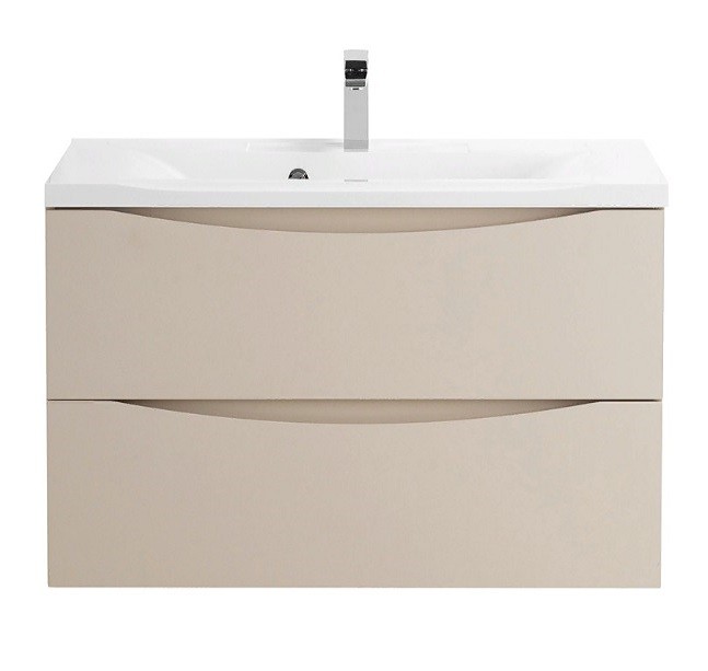 Приобрести тумба подвесная с раковиной belbagno marino-800-2c-so-co-p 80 см, crema opaco