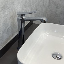 Comforty Высокий смеситель для раковины 30 см, хром, FC066B-CCT