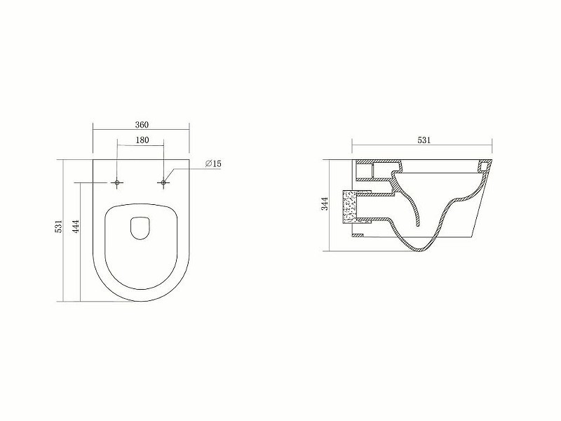 Приобрести унитаз подвесной безободковый aquatek оберон сиденье микролифт aq1363w-00