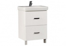 Тумба напольная с раковиной Акватон Америна 60Н см 1A169201AM010, 1WH302082, белый