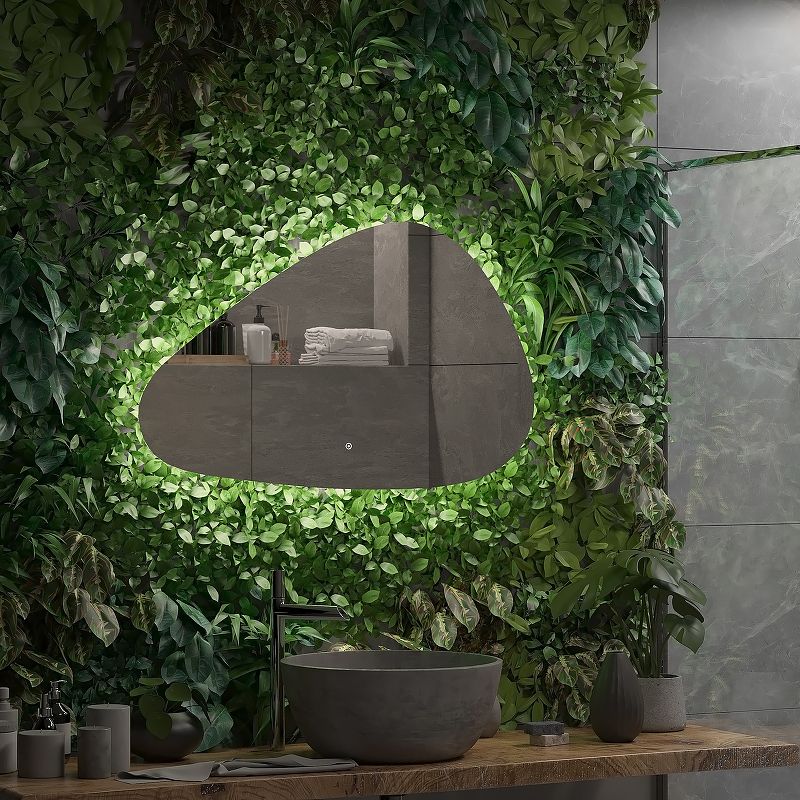 Приобрести continent зеркало с подсветкой voyage 100х70 см, сенсорный включатель, белое