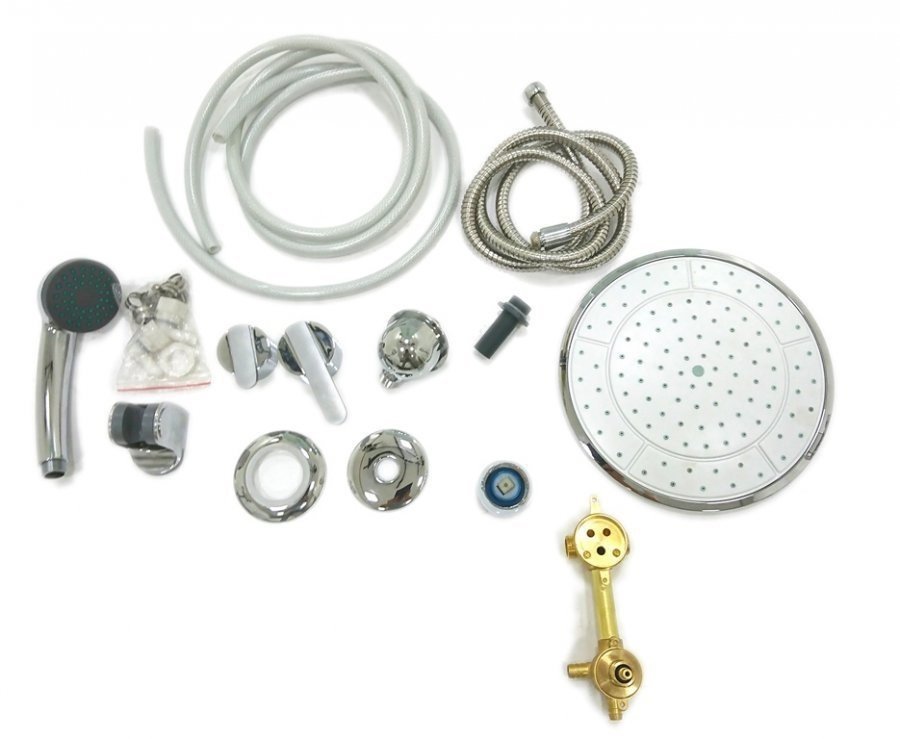 Приобрести тритон душевая кабина стандарт в, полосы дн4 100х100 см, белая с узором щ0000030294