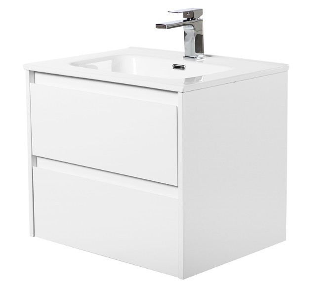 Приобрести тумба подвесная с раковиной belbagno kraft-700-2c-so-bo 70 см, bianco opaco