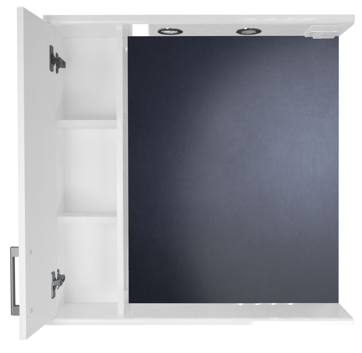 Приобрести loranto модерн зеркало-шкаф 80 левостороннее (cs00046147)