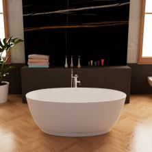 Frank Акриловая ванна F6016 White 160х80 см, отдельностоящая