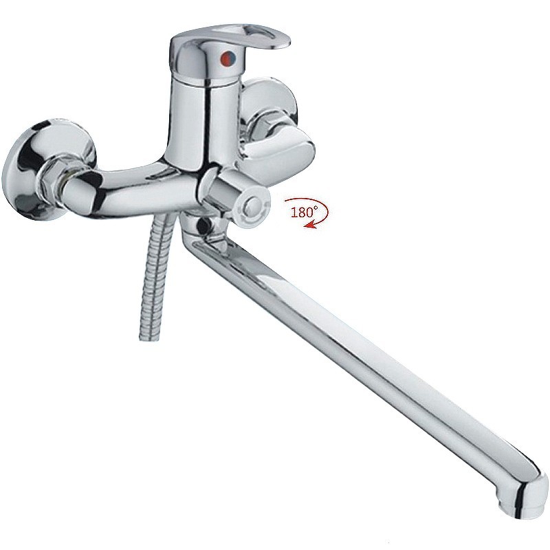 Приобрести haiba смеситель для ванны 220мм, хром hb-2215