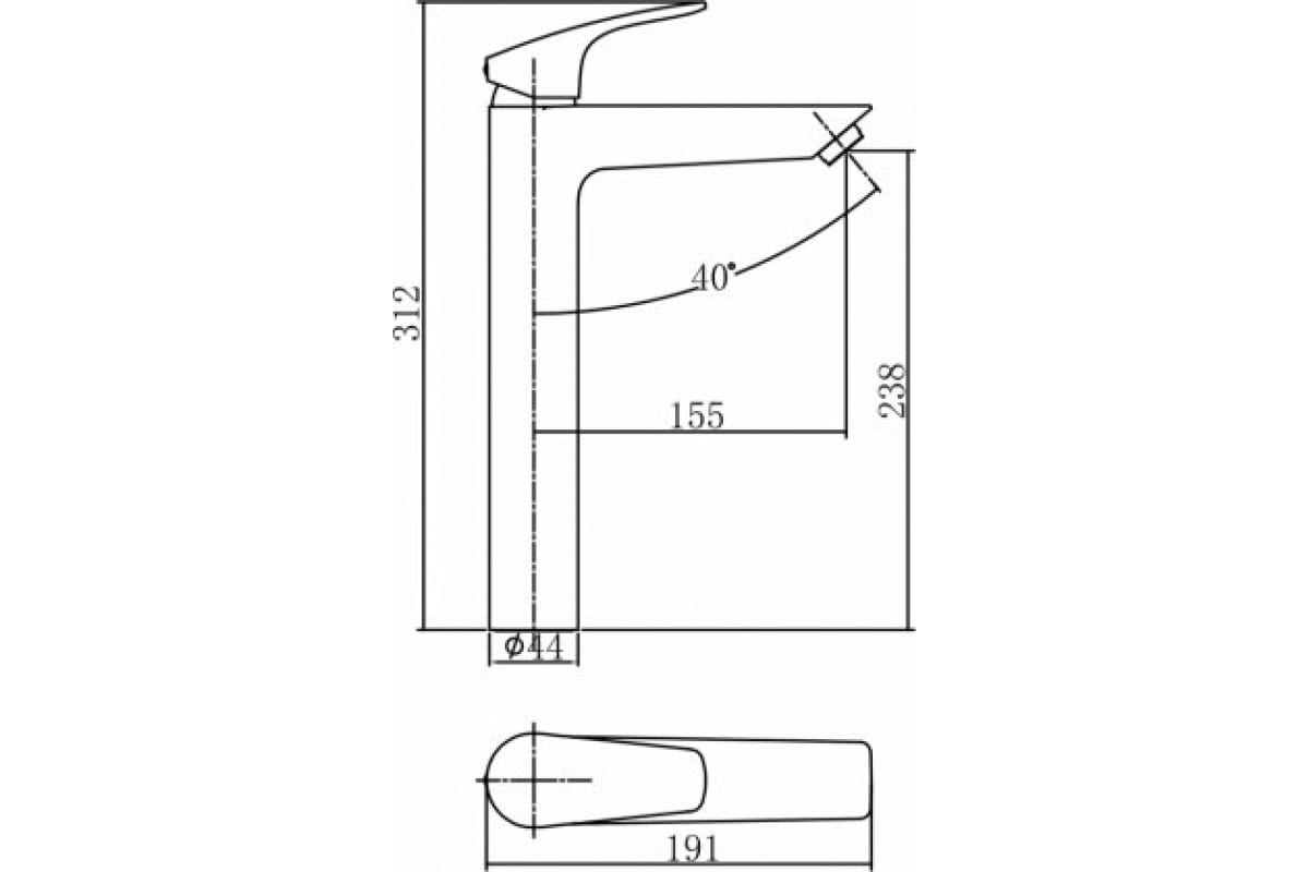 Приобрести aquanet смеситель для раковины static af330-11c