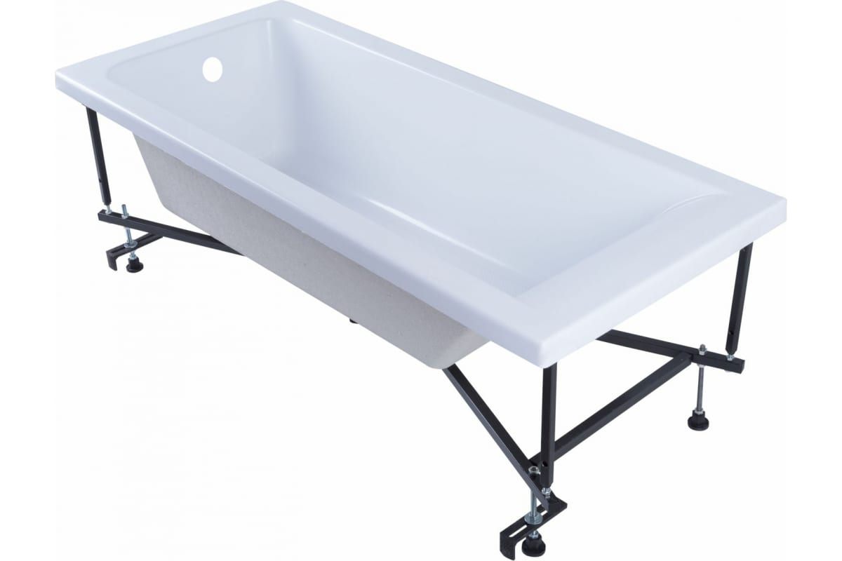 Приобрести aquanet акриловая ванна bright 180x70 см, белая