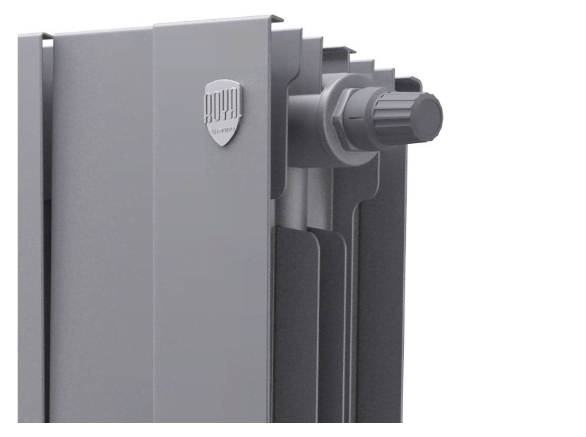 Приобрести royal thermo радиатор биметаллический pianoforte 500 /silver satin ( серебристый ) vdr - 6 секц.