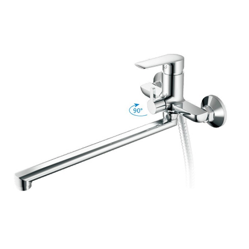 Приобрести haiba смеситель для ванны 230мм, хром hb-22563