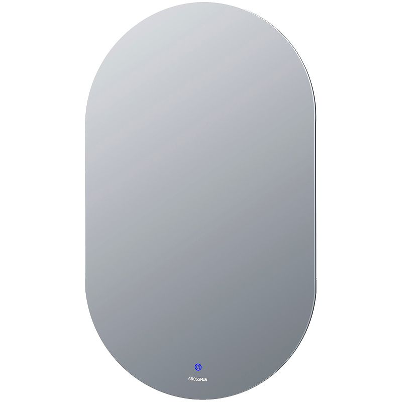 Приобрести grossman зеркало с подсветкой nero промо 50х90 см, белое 245090