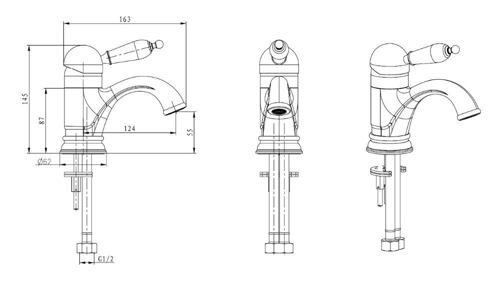Приобрести boheme смеситель для раковины medici ripresa, бронза 301