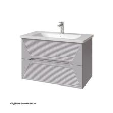 Caprigo Тумба с раковиной MODO-Smalty Terza 80 см, серая , эмаль 35613eml 3