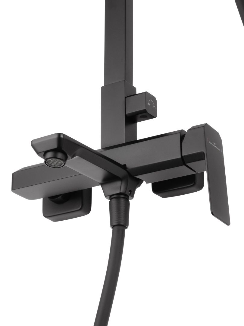 Приобрести душевая система wonzon & woghand diamond, черный матовый (ww-88739011-mb)