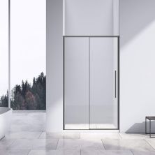 Vincea Душевая дверь Slim-N 130 см, прозрачное, оружейная сталь VDS-4SN130CLGM