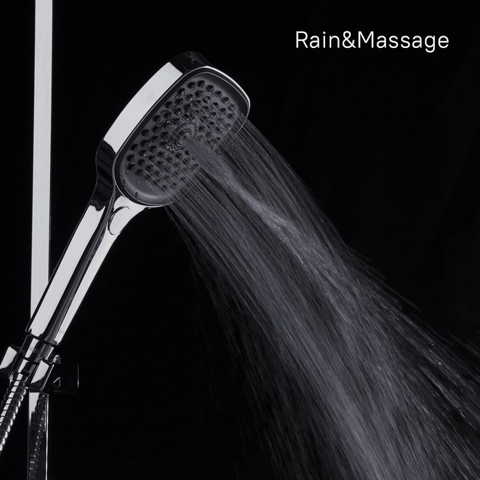 Приобрести iddis душевая лейка slide 3f 256,7мм, трехрежимная, хром sli3f0ci18