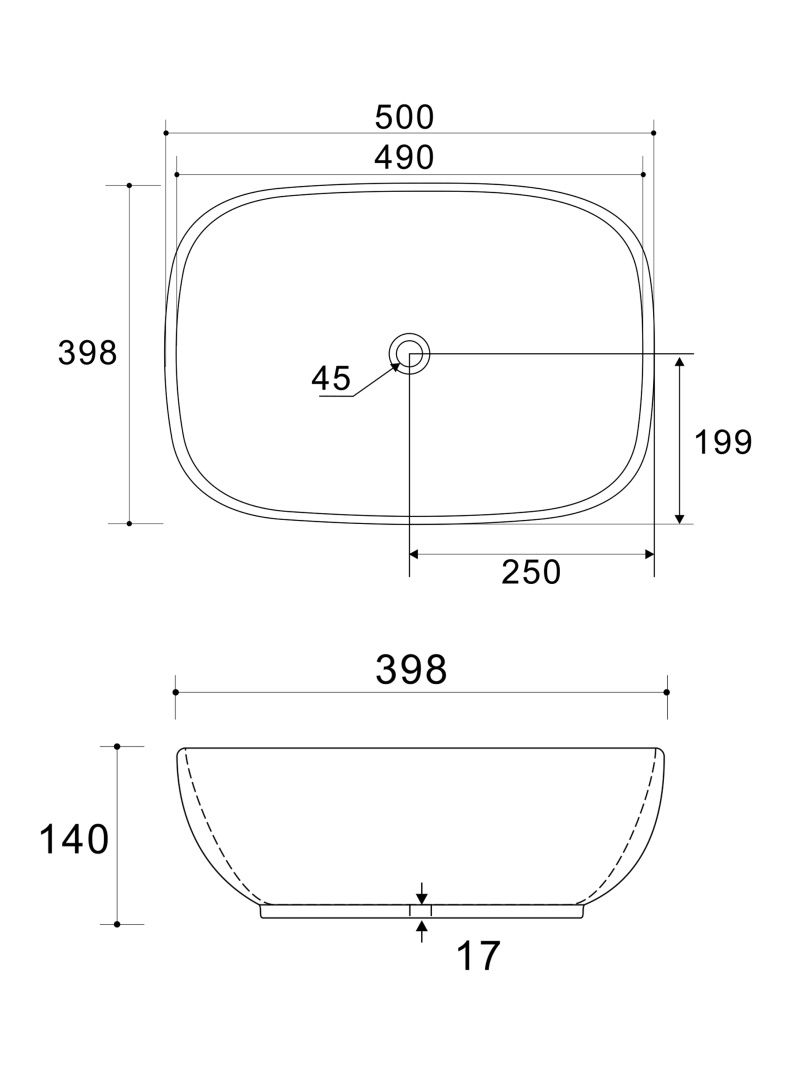 Приобрести накладная раковина прямоугольная wonzon & woghand tahoe, серый матовый (ww-rn41286-mg)