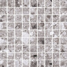 Мозаика Kerranova Terrazzo 300x300 мм, MR, Light Grey/ Светло-серый