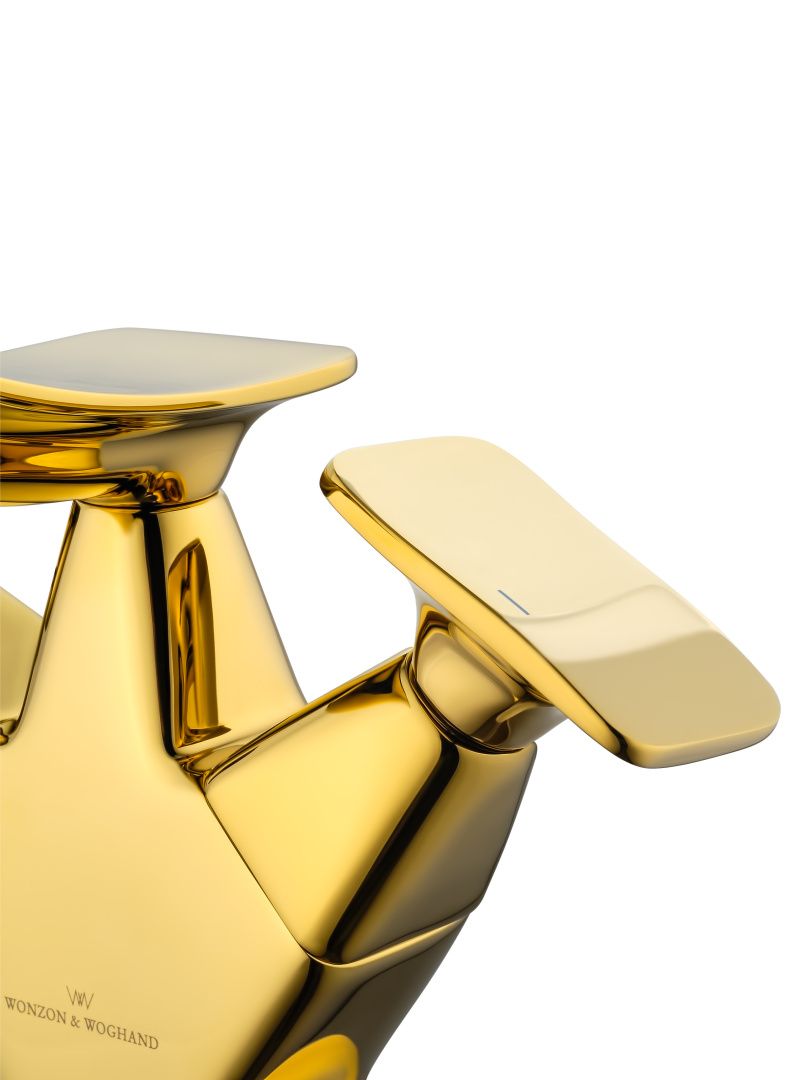 Приобрести смеситель для раковины wonzon & woghand shakespeare, темное золото (ww-651101-dg)