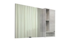 Сomforty Зеркало-шкаф "Прага-120" дуб белый