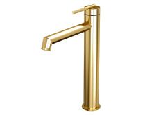 Hayzburg Высокий смеситель для раковины, золото HB-4007-3GO