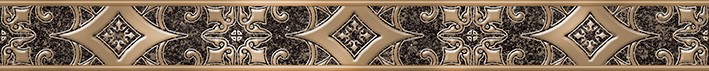 Приобрести бордюр настенный alma ceramica marbella коричневый 6х60