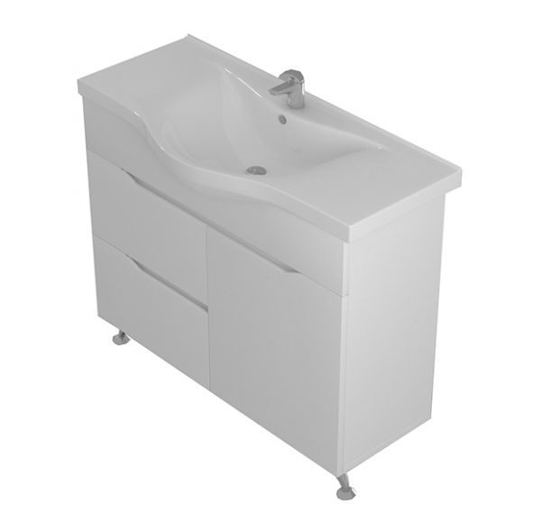 Приобрести mirsant тумба напольная soho 100 см с раковиной ут000027602