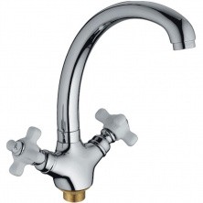 HAIBA Смеситель для кухни 245мм, хром HB-4218