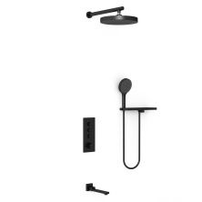 Vincea Встраиваемая душевая система с термостатом, черная матовая VSFW-432T1MB