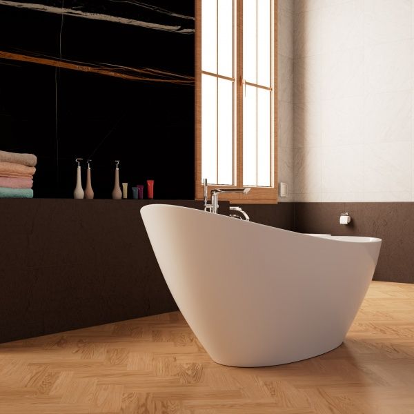 Приобрести frank акриловая ванна f6118 white,181х80 см, отдельностоящая