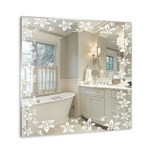 Loranto Зеркало Лето 53,5х55 см, пескоструйный рисунок 00000000730