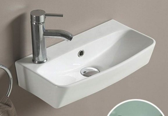 Приобрести раковина подвесная ceramalux 45 см 9055