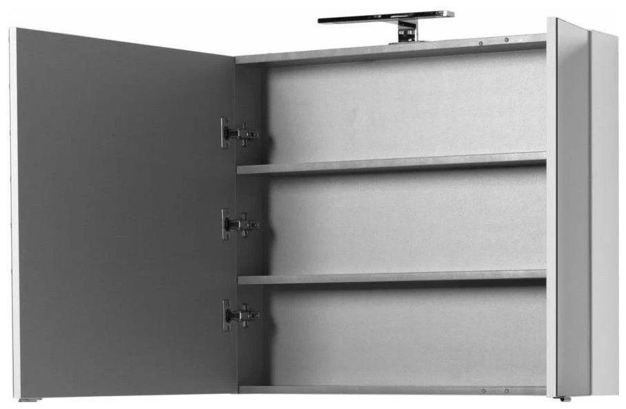 Приобрести aquanet зеркальный шкаф порто 80 см, белый