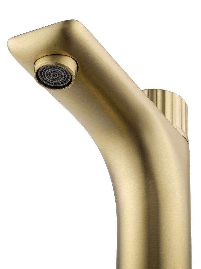 Приобрести смеситель для раковины wonzon & woghand click, брашированное золото (ww-a40412-bg)