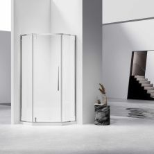 Vincea Душевое ограждение Slim-N 100х100 см, прозрачное, хром VSP-4SN100CL