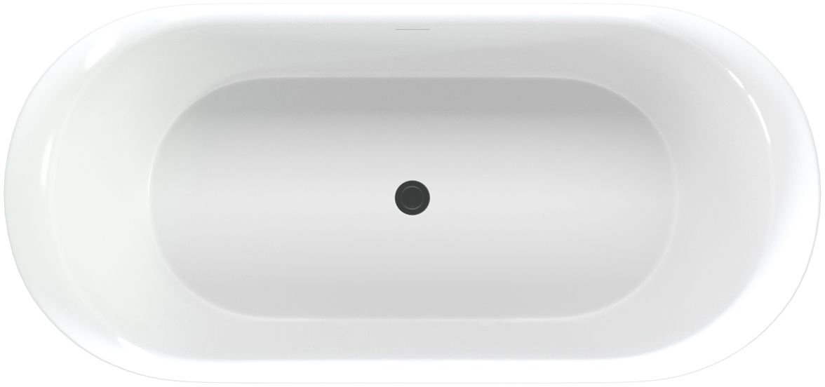 Приобрести aquanet акриловая ванна family smart 170x78 см, черная 88778 gloss finish