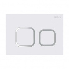 IDDIS Смывная клавиша Unifix 040, белая матовая UNI40MWi77