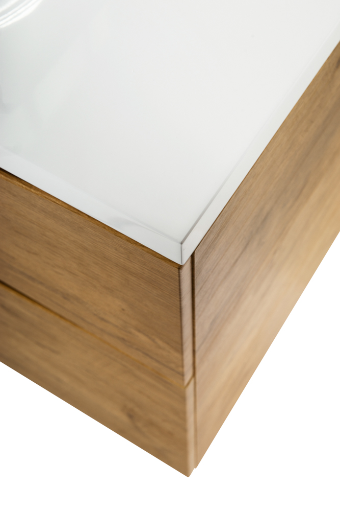 Приобрести belbagno тумба с раковиной marino-h60 110 см, подвесная rovere nature, белая раковина