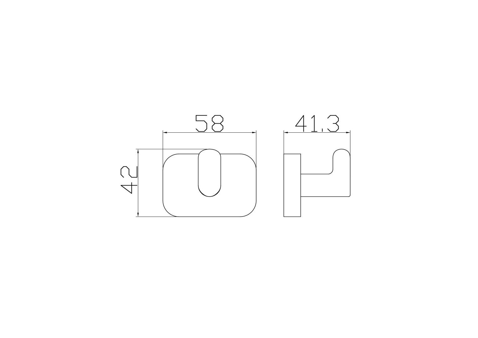 Приобрести крючок для ванной wonzon & woghand graffity, брашированный никель (ww-9315-bn)