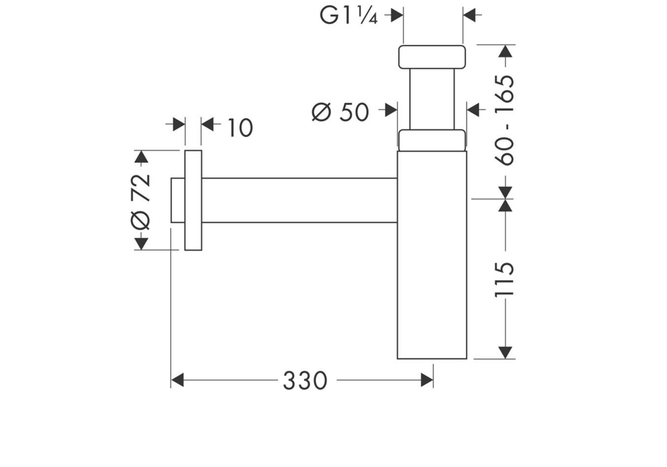 Приобрести 52105000 сифон flowstar s, 1¼’