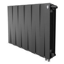 Royal Thermo Радиатор биметаллический Pianoforte 500 /Noir Sable ( черный графит ) VDR80 - 12 секц.