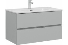 Aquanet Тумба с раковиной Алвита new 90 см, серый